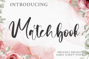Matchbook – Girly Script Font