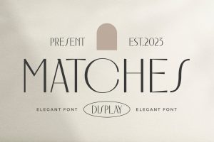 Matches – Elegant Font