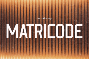 Matricode – Retro Font