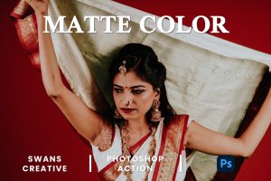Matte Color Photoshop Action