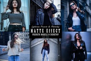 Matte Effect Tone Photoshop Action & Lightrom Pres