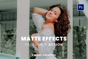 Matte Effects Photoshop Action