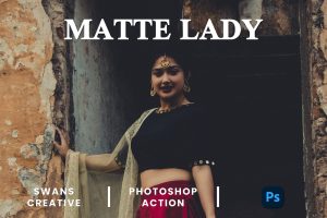 Matte Lady Photoshop Action