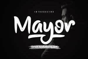 Mayor – Brush Handwritten Font