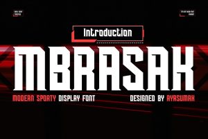 Mbrasak – Sports Gamer Bold Font