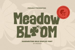 Meadow Bloom – Handwriting Quirky Font
