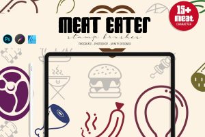 Meat Eater | Stamp Brushes