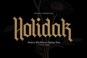 Medieval Font – Holidak