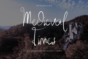 Medieval Times – Handwritten Script Font