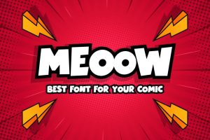 Meeow – Playful Comic Font
