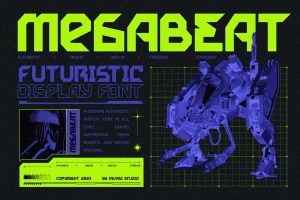 Megabeat – Retro Futurism Fonts