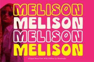 Melison – Retro Font