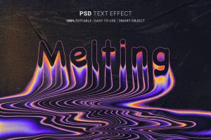 Melting Editable Text Effect