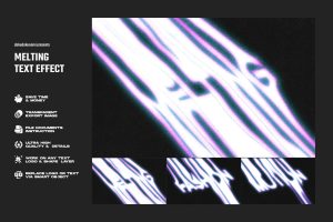 Melting Text Effect