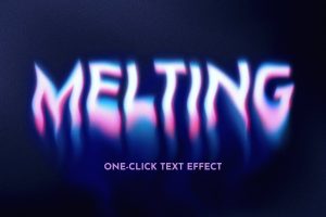 Melting Text Effect
