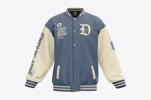 Men’s Bomber Jacket Mockup