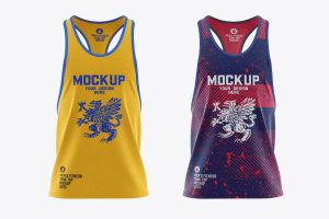 Men’s Fitness Tank Top Mockup