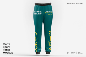 Men’s Sport Pants Mockup