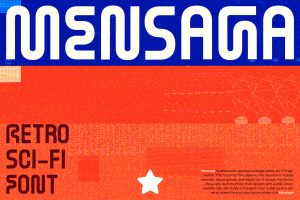 Mensaga – Retro Sci-fi Fonts