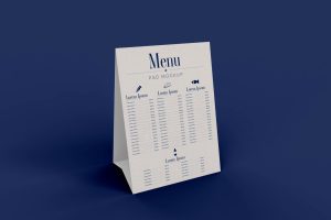 Menu Mockup
