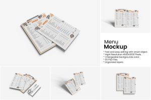 Menu Mockup