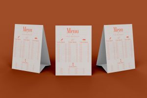 Menu Mockup