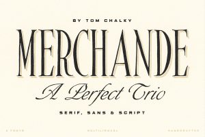 Merchande – Vintage Font Trio