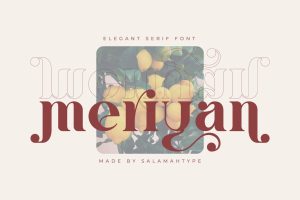 Meriyan – Elegant Font