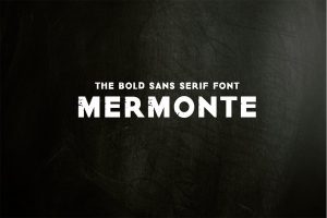 Mermonte – Bold Font