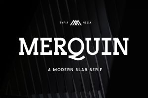 Merquin – Sport and Modern Bold Slab Serif