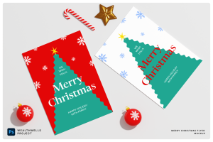 Merry Christmas Flyer Mockup