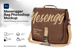 Messengger bag mockup