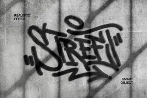 Messy Graffiti Text & Logo Effect