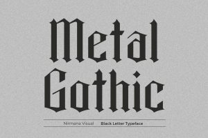 Metal Gothic – Logo Font