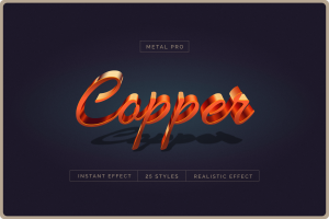 Metal Pro-Instant Illustrator Effect