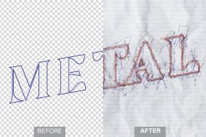 Metal Text Effect