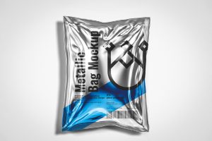 Metallic Bag Mockup