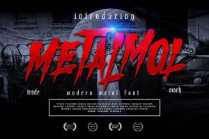 Metalmol Horror Metal Font