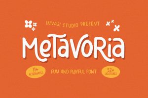 Metavoria – Playful Font