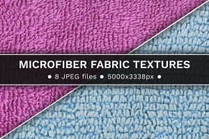 Microfiber fabric textures