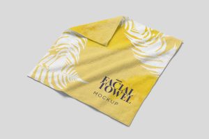 Microfiber Face Towel Mockups
