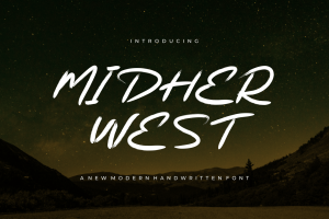 Midher West – Font