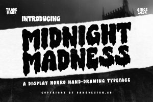 Midnight Madness Halloween Horror Melted Display