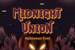 Midnight Union – Halloween Font
