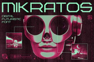 Mikratos – Digital Futuristic Fonts