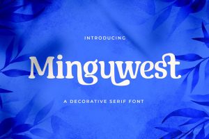 Minguest – Decorative Serif Font