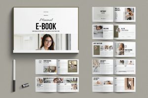 Minimal Ebook Templates Landscape