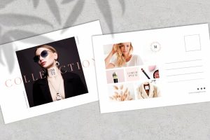Minimal Fashion Publicity Postcard