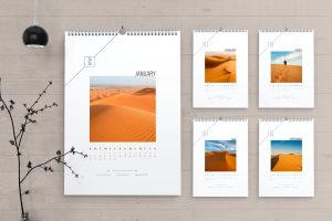 Minimal Yearly Calendar Template