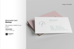Minimalist Card Mockup